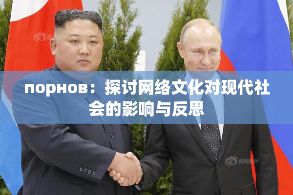 порнов：探讨网络文化对现代社会的影响与反思