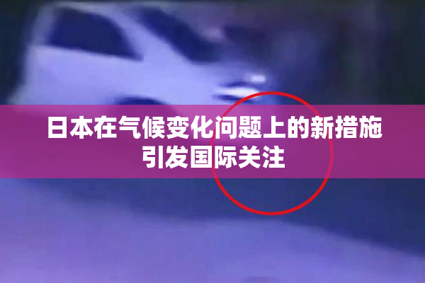 日本在气候变化问题上的新措施引发国际关注