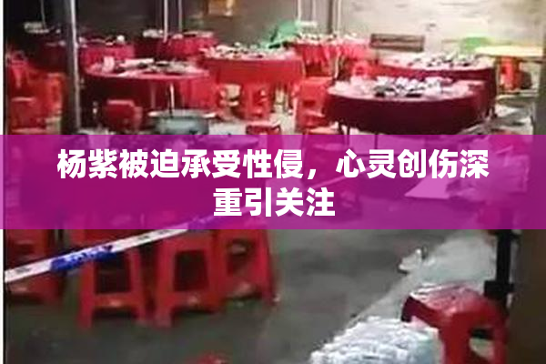 杨紫被迫承受性侵，心灵创伤深重引关注
