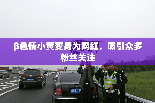 β色情小黄变身为网红，吸引众多粉丝关注