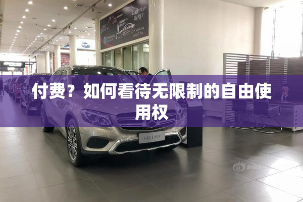 付费？如何看待无限制的自由使用权