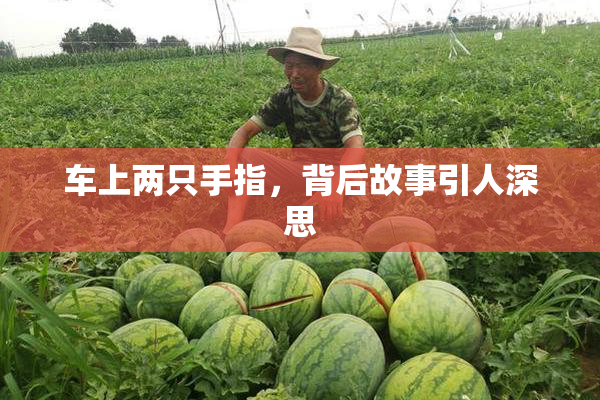 车上两只手指，背后故事引人深思