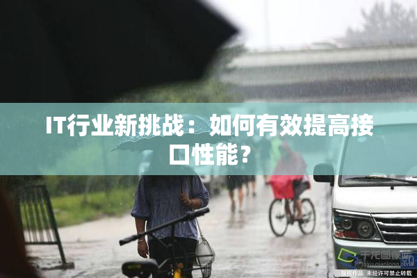 IT行业新挑战：如何有效提高接口性能？