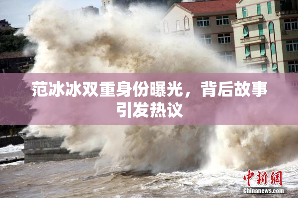 范冰冰双重身份曝光，背后故事引发热议