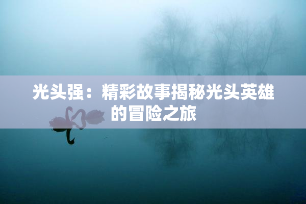光头强：精彩故事揭秘光头英雄的冒险之旅