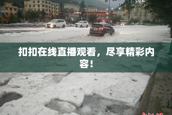 扣扣在线直播观看，尽享精彩内容！