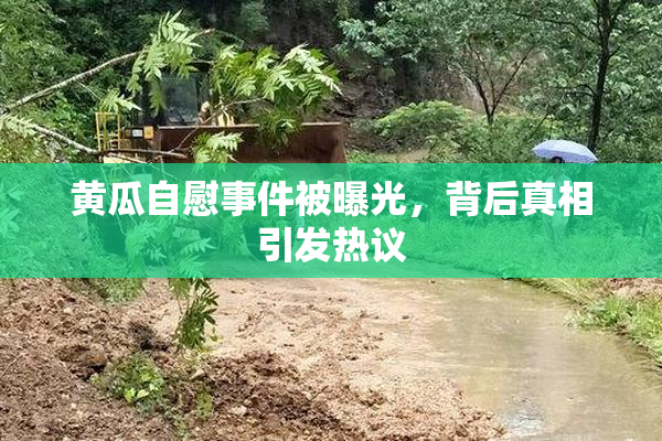 黄瓜自慰事件被曝光，背后真相引发热议