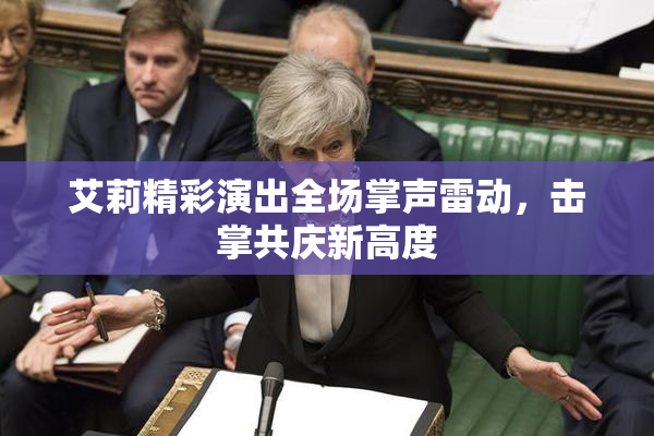 艾莉精彩演出全场掌声雷动，击掌共庆新高度