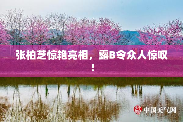 张柏芝惊艳亮相，露B令众人惊叹！