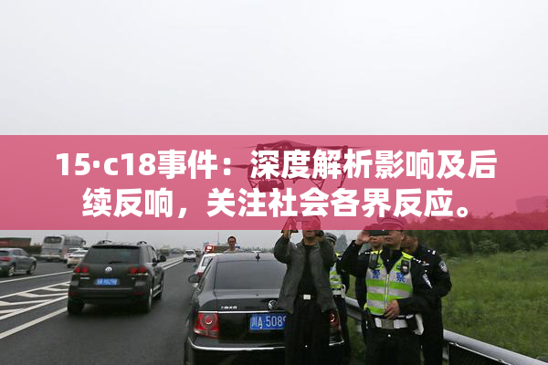 15·c18事件：深度解析影响及后续反响，关注社会各界反应。