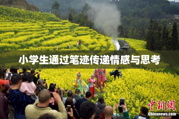 小学生通过笔迹传递情感与思考