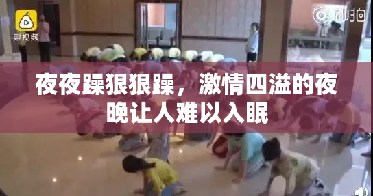 夜夜躁狠狠躁，激情四溢的夜晚让人难以入眠