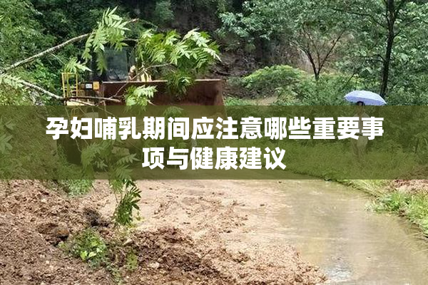 孕妇哺乳期间应注意哪些重要事项与健康建议