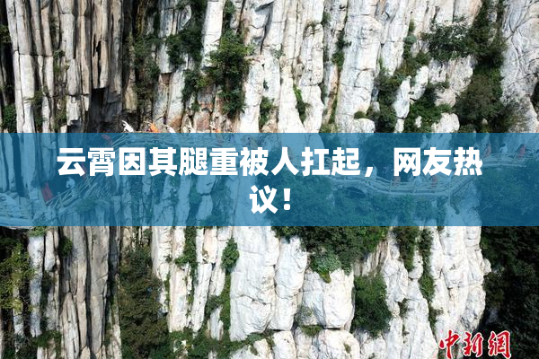 云霄因其腿重被人扛起，网友热议！