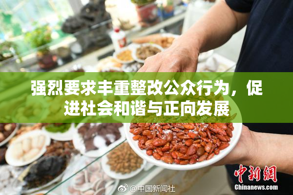强烈要求丰重整改公众行为，促进社会和谐与正向发展