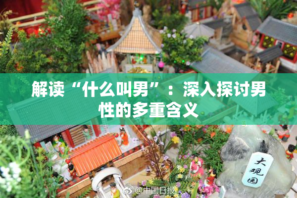 解读“什么叫男”：深入探讨男性的多重含义