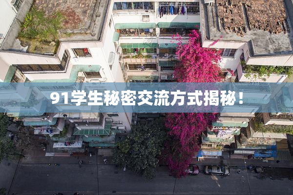 91学生秘密交流方式揭秘！