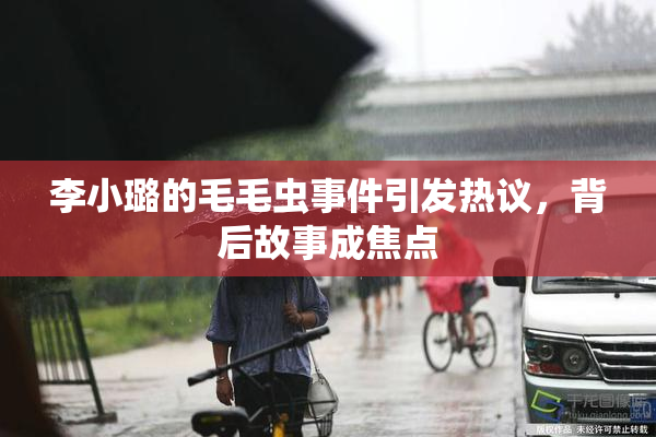 李小璐的毛毛虫事件引发热议，背后故事成焦点
