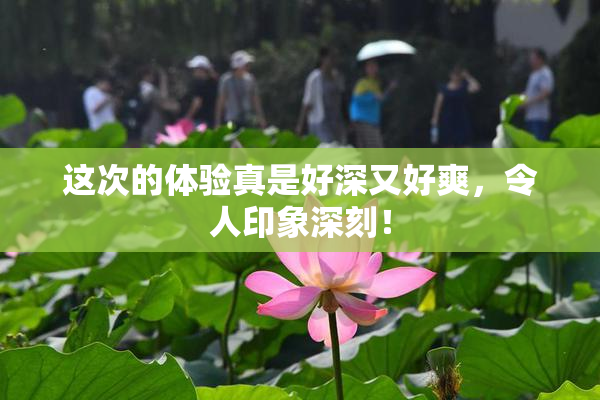 这次的体验真是好深又好爽，令人印象深刻！