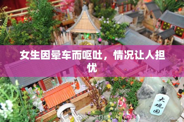 女生因晕车而呕吐，情况让人担忧