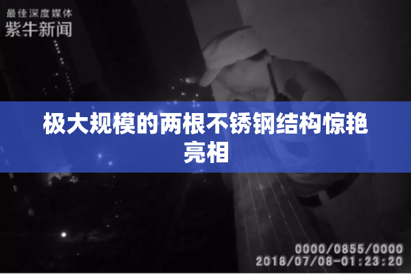 极大规模的两根不锈钢结构惊艳亮相