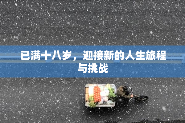 已满十八岁，迎接新的人生旅程与挑战
