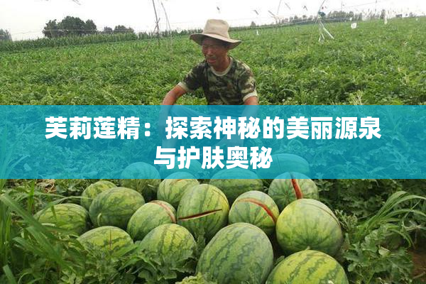 芙莉莲精：探索神秘的美丽源泉与护肤奥秘