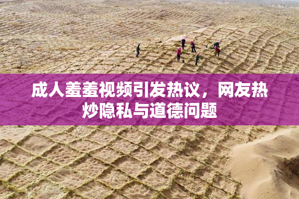 成人羞羞视频引发热议，网友热炒隐私与道德问题