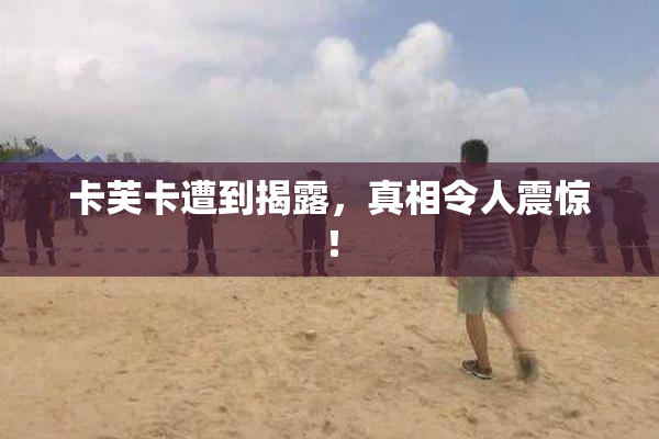 卡芙卡遭到揭露，真相令人震惊！