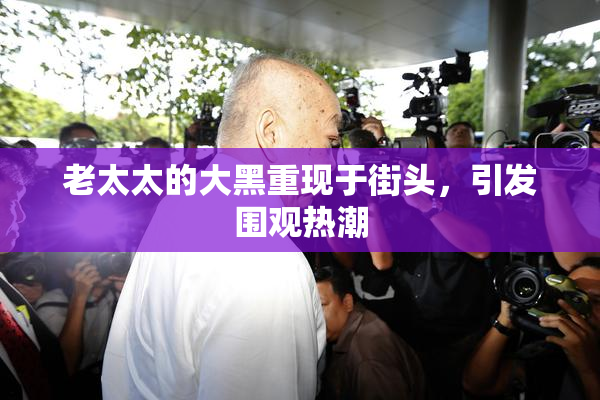 老太太的大黑重现于街头，引发围观热潮