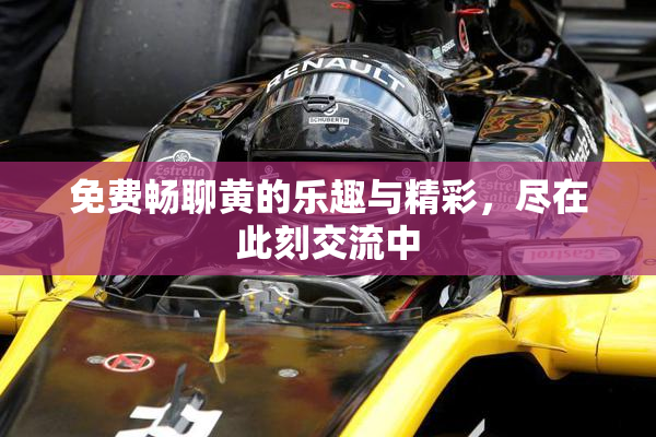 免费畅聊黄的乐趣与精彩，尽在此刻交流中