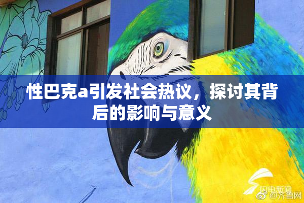性巴克a引发社会热议，探讨其背后的影响与意义