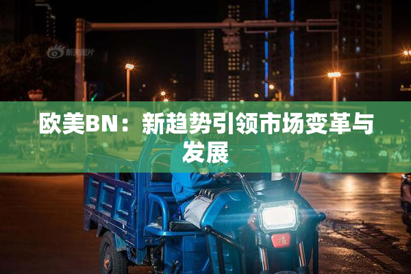 欧美BN：新趋势引领市场变革与发展