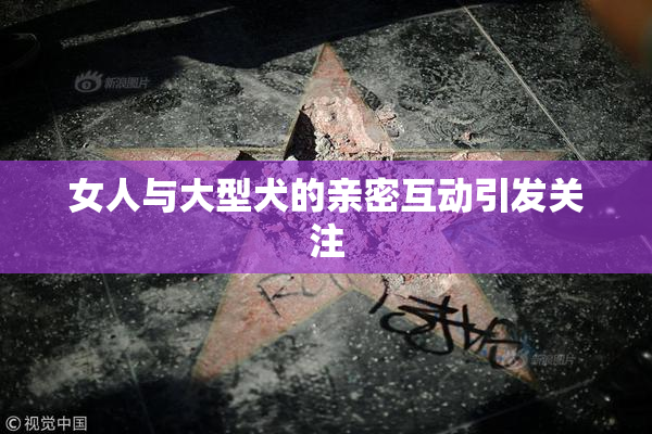 女人与大型犬的亲密互动引发关注