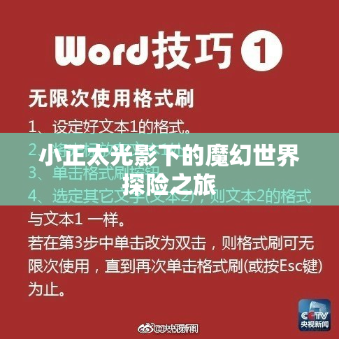 小正太光影下的魔幻世界探险之旅