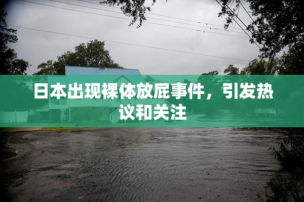 日本出现裸体放屁事件，引发热议和关注