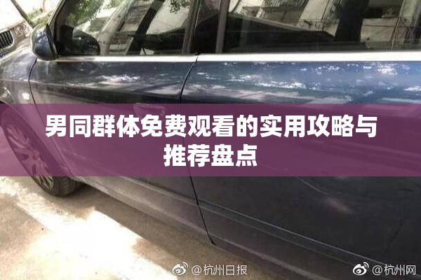 男同群体免费观看的实用攻略与推荐盘点