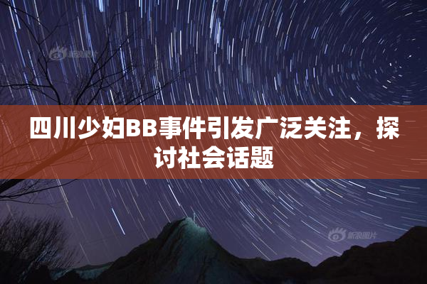 四川少妇BB事件引发广泛关注，探讨社会话题