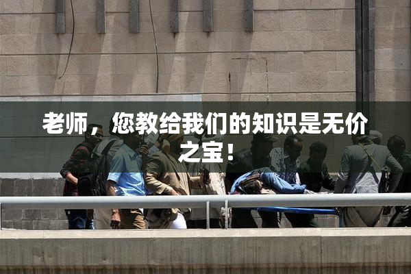 老师，您教给我们的知识是无价之宝！