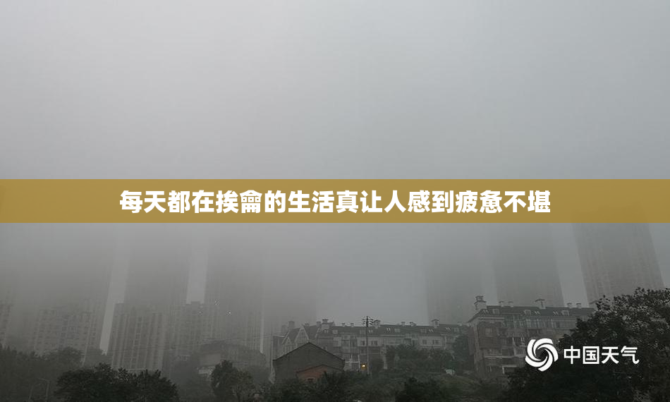 每天都在挨龠的生活真让人感到疲惫不堪