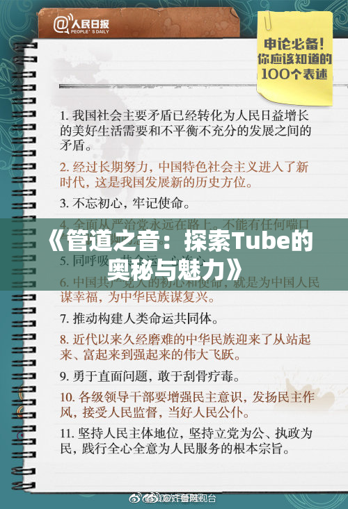 《管道之音：探索Tube的奥秘与魅力》