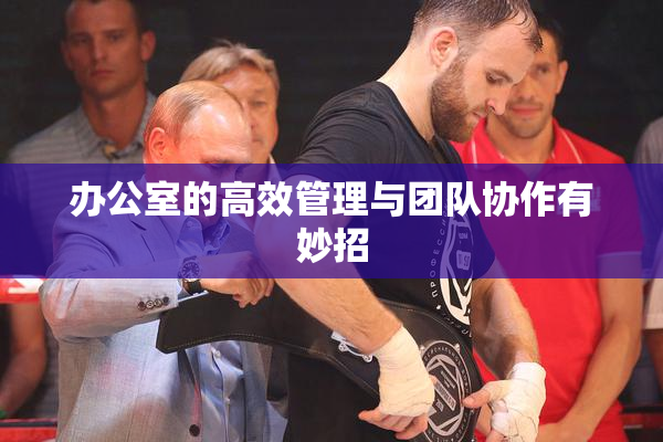 办公室的高效管理与团队协作有妙招
