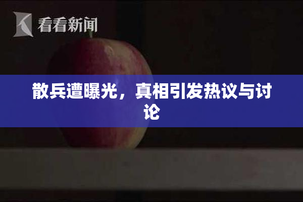 散兵遭曝光，真相引发热议与讨论