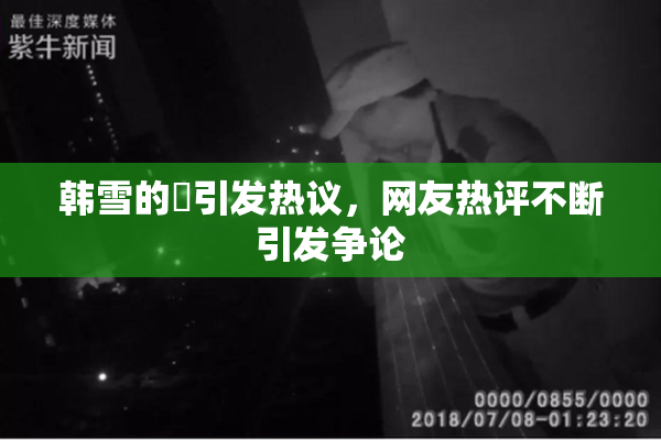 韩雪的婬引发热议，网友热评不断引发争论