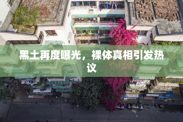 黑土再度曝光，裸体真相引发热议