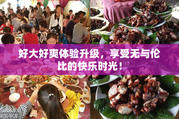 好大好爽体验升级，享受无与伦比的快乐时光！