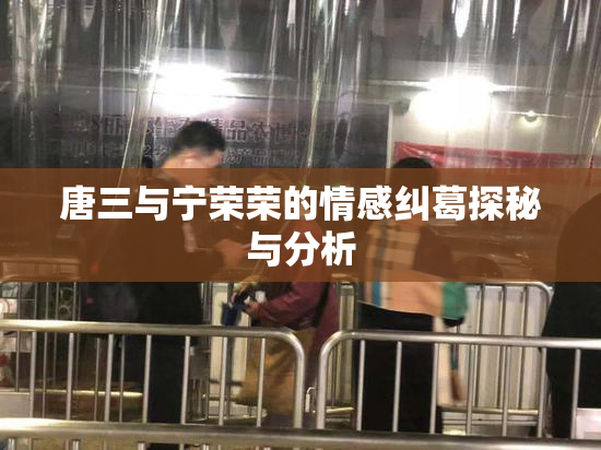 唐三与宁荣荣的情感纠葛探秘与分析