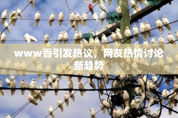 www香引发热议，网友热情讨论新趋势