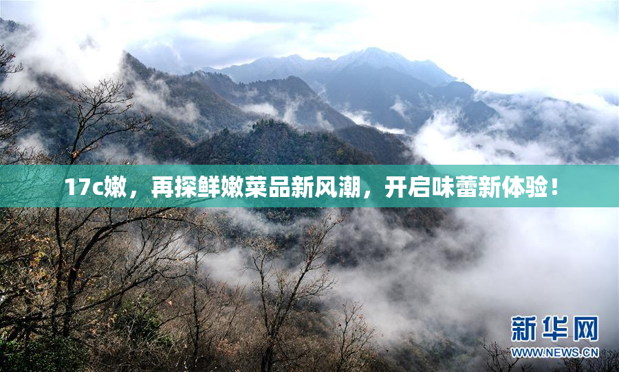 17c嫩，再探鲜嫩菜品新风潮，开启味蕾新体验！