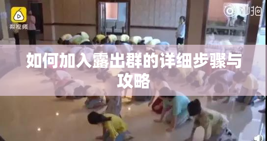 如何加入露出群的详细步骤与攻略